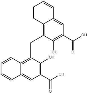 Pamoic acid Struktur
