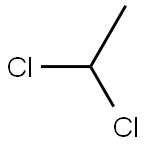 ジクロロエタン 化学構造式