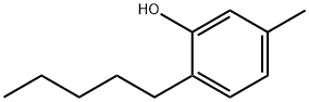 6-ペンチル-m-クレゾール 化学構造式