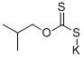 异丁基黄原酸钾, 13001-46-2, 结构式