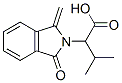 2H-Isoindole-2-acetic  acid,  1,3-dihydro-1-methylene--alpha--(1-methylethyl)-3-oxo- 结构式