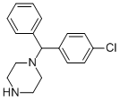 (-)-1-[(4-Chlorophenyl) Phenylmethyl] Piperazine Structure
