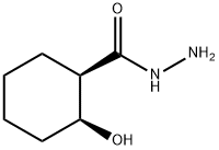 Cyclohexanecarboxylic acid, 2-hydroxy-, hydrazide, cis- (9CI) 化学構造式