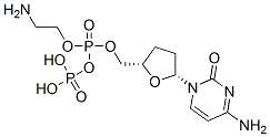 2',3'-dideoxycytidine diphosphoethanolamine,130036-23-6,结构式