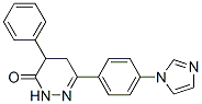 6-((4-imidazol-1-yl)phenyl)-4-phenyl-4,5-dihydro-2H-pyridazin-3-one,130082-42-7,结构式
