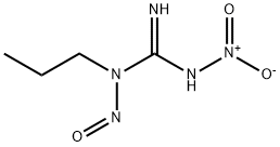 N-プロピル-N'-ニトロ-N-ニトロソグアニジン 化学構造式