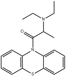 10-(A-DIETHYLAMINOPROPIONYL)-PHENOTHIAZI NE HYDROCHLORIDE (AS-139,13012-66-3,结构式