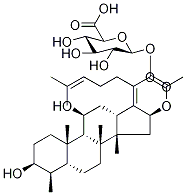 Fusidic Acid Acyl β-D-Glucuronide Structure