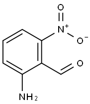 2-氨基-6-硝基苯甲醛, 130133-53-8, 结构式