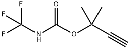 Carbamic acid, (trifluoromethyl)-, 1,1-dimethyl-2-propynyl ester (9CI) Structure