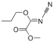 Acetic acid, (cyanoimino)propoxy-, methyl ester (9CI),130149-31-4,结构式