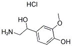 DL-NORMETANEPHRINE HYDROCHLORIDE 结构式