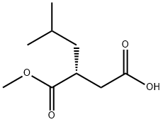(R)-2-ISOBUTYLSUCCINIC ACID-1-METHYL ESTER Struktur