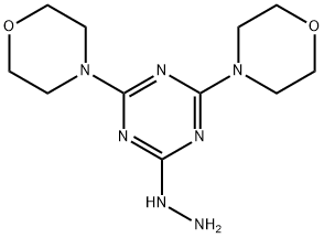 (4,6-dimorpholin-4-yl-1,3,5-triazin-2-yl)hydrazine 化学構造式