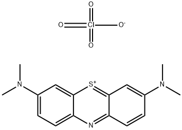3,7-bis(dimethylamino)phenothiazin-5-ium perchlorate 结构式