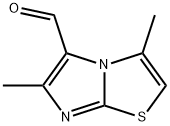 3,6-二甲基咪唑并[2,1-B]噻唑-5-甲醛,130182-30-8,结构式