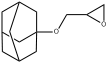 2-[(1-ADAMANTYLOXY)METHYL]OXIRANE 结构式