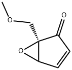 6-Oxabicyclo[3.1.0]hex-3-en-2-one,  1-(methoxymethyl)-,  (1R)-  (9CI) 结构式