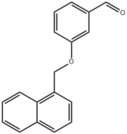 3-(1-NAPHTHYLMETHOXY)BENZALDEHYDE Structure