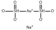 SODIUM DISULFITOAURATE(I) Struktur