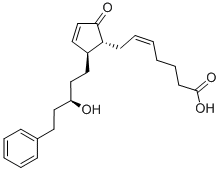 17-PHENYL TRINOR-13,14-DIHYDRO PROSTAGLANDIN A2 Struktur