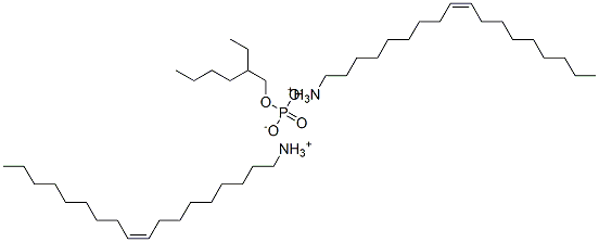 2-Ethylhexylphosphoric acid oleylamine salt Structure