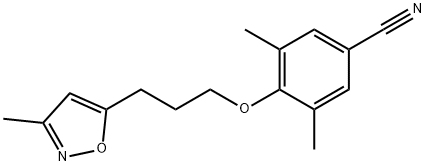 130226-18-5 3,5-DIMETHYL-4-[3-(3-METHYLISOXAZOL-5-YL)PROPOXY]BENZONITRILE