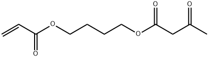 4-[(1-oxoallyl)oxy]butyl acetoacetate Struktur