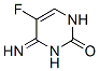 2(1H)-Pyrimidinone, 5-fluoro-3,4-dihydro-4-imino- (9CI) Struktur