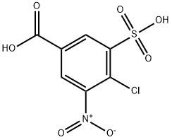 4-Chlor-3-nitro-5-sulfobenzoesure 化学構造式
