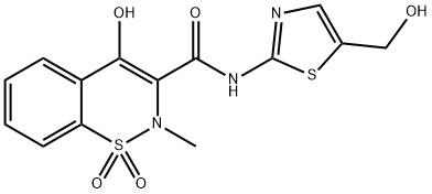5Hydroxy Meloxicam 化学構造式