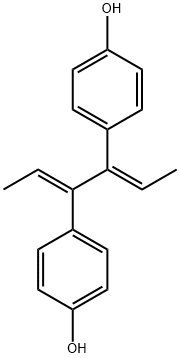 已二烯雌酚, 13029-44-2, 结构式