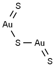GOLD(III) スルフィド 化学構造式