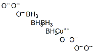 四ほう素銅オキシド 化学構造式