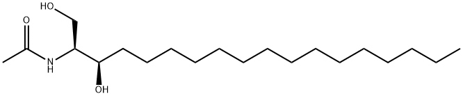 N-乙酰基二氢鞘氨醇, 13031-64-6, 结构式