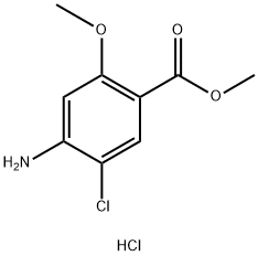 Methyl 4-AMino-5-chloro-2-Methoxybenzoate,130312-40-2,结构式