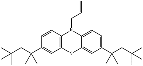130328-25-5 10H-Phenothiazine, 10-(2-propenyl)-3,7-bis(1,1,3,3-tetramethylbutyl)-