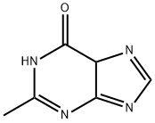 6H-Purin-6-one, 1,5-dihydro-2-methyl- (9CI) 结构式