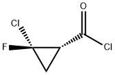사이클로프로판카르보닐클로라이드,2-클로로-2-플루오로-,트랜스-(9CI)