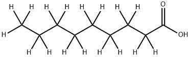 NONANOIC-D17 ACID Structure