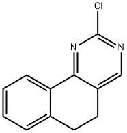 2-クロロ-5,6-ジヒドロベンゾ[H]キナゾリン 化学構造式