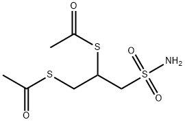 2,3-bis(acetylthio)propanesulfonamide|