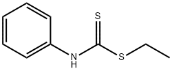 N-フェニルジチオカルバミド酸エチル 化学構造式