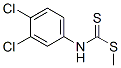 3,4-Dichlorophenylcarbamodithioic acid methyl ester Structure