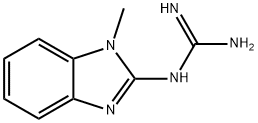 Guanidine, (1-methyl-1H-benzimidazol-2-yl)- (9CI) Struktur