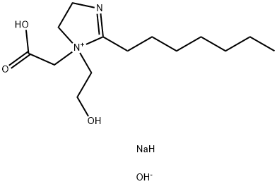 1-(carboxylatomethyl)-2-heptyl-1-(2-hydroxyethyl)-2-imidazolinium, sodium salt Structure