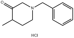 (4-甲基-1-(苯基甲基)-3-哌啶酮)盐酸盐,1303968-15-1,结构式