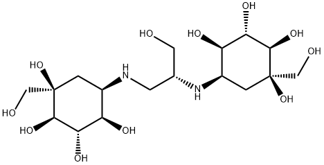 (R)-Valiolamine Voglibose 化学構造式