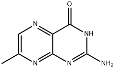 4(1H)-Pteridinone,2-amino-7-methyl-(8CI,9CI), 13040-58-9, 结构式