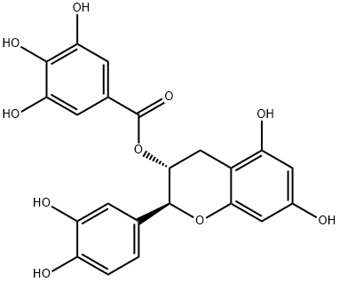 儿茶素没食子酸酯, 130405-40-2, 结构式